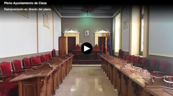 El Ayuntamiento de Cieza retransmitirá el pleno de este martes en directo