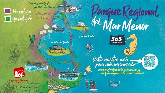 IU-Verdes aplaude la propuesta de UP para crear un Parque Regional en el entorno del Mar Menor