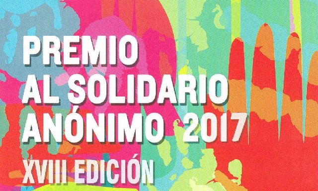 La Oficina de Voluntariado Municipal informa del 'Premio al Solidario Anónimo 2017 XVIII Edición'