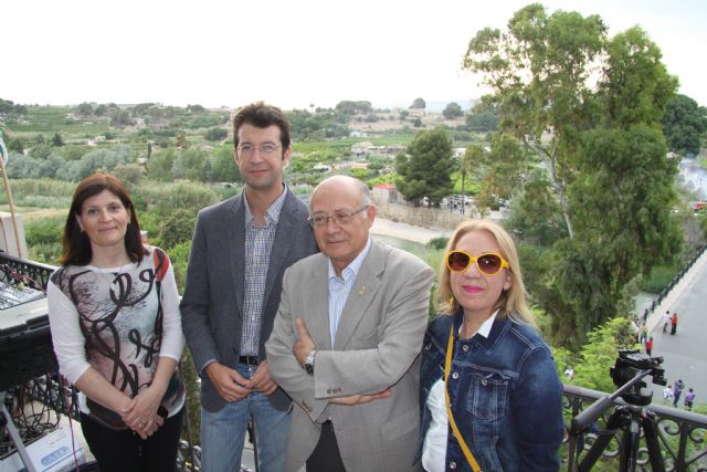 Juan Carlos Ruiz asiste a las fiestas de Moros y Cristianos de Cieza
