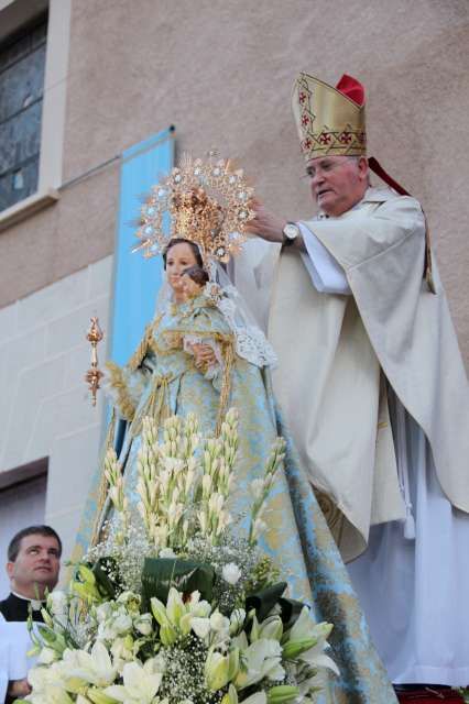 Los ciezanos vivieron ayer con alegría la coronación canónica de su patrona