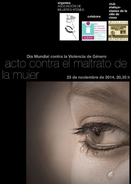 La Asociación de Mujeres ´Atenea´ celebra el 25N, ´Día contra la Violencia de Género´