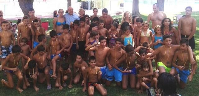 Éxito de participación en el Campeonato Local de Natación