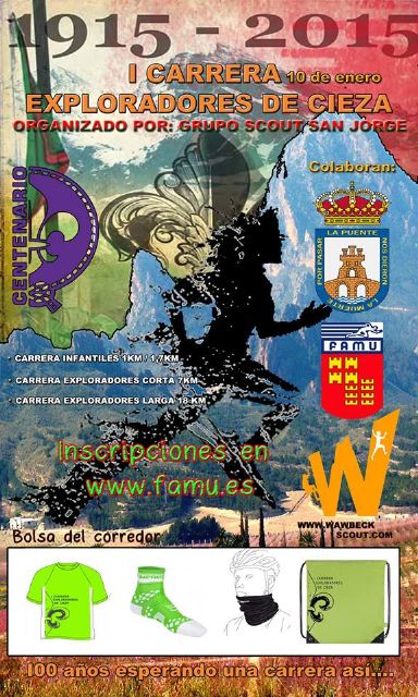 Últimos días para inscribirte en la I Carrera Exploradores de Cieza