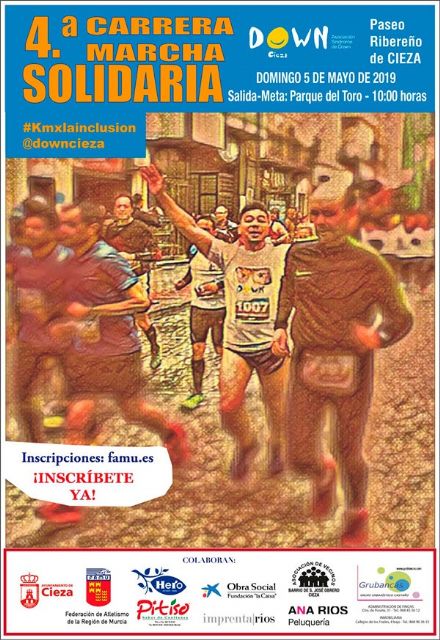 El 5 de mayo, Cieza vuelve a correr por la inclusión