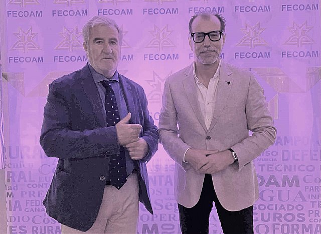 Moya mostró su apoyo al ciezano Santiago Martínez en su reelección como presidente de Fecoam