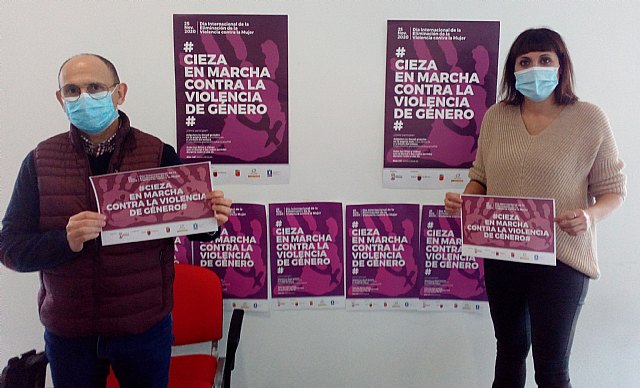 '#Cieza en marcha contra la violencia de género#'