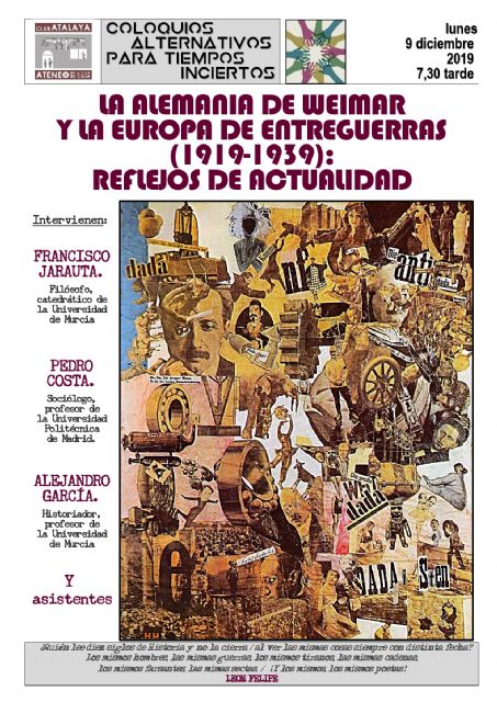 Los ECO de la Alemania de Weimar en el Club Atalaya