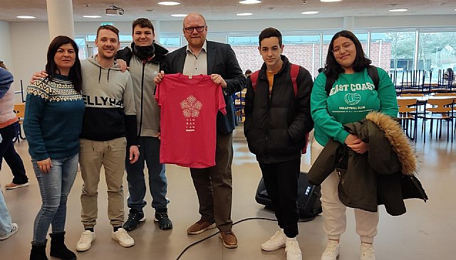 Los Ayuntamientos de Cieza y Varde (Dinamarca) estrechan lazos a través de los erasmus del Juan Ramón Jiménez