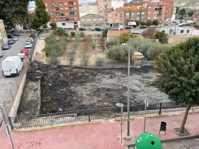 Según Podemos-Cieza, el Ayuntamiento debe garantizar la seguridad, higiene, salubridad y estética de los solares urbanos