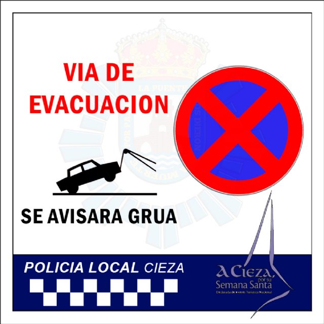 Piden respetar las vías de evacuación durante las procesiones de Semana Santa