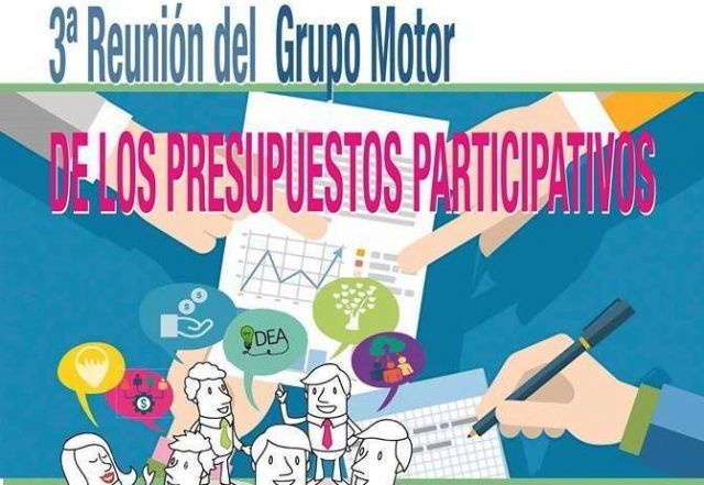 Tercera reunión del grupo motor para los presupuestos participativos hoy lunes