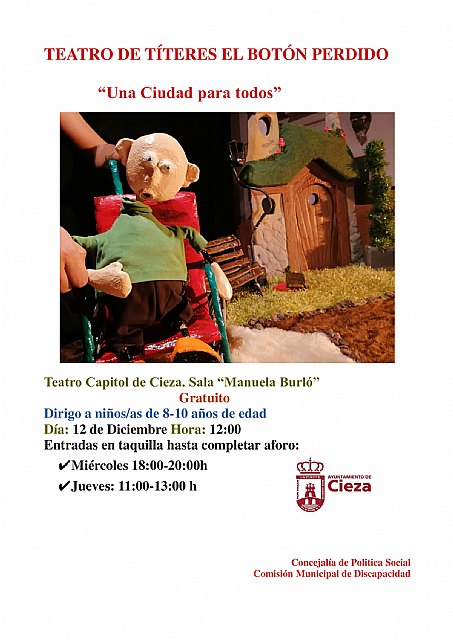 Títeres por el Día de la Discapacidad