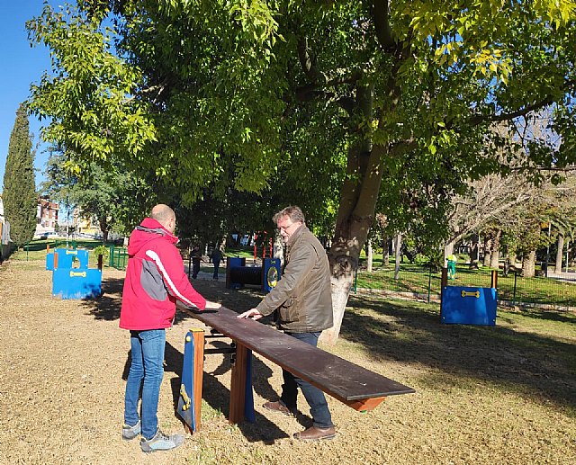 Nueva ampliación del parque canino en el parque Príncipe de Asturias
