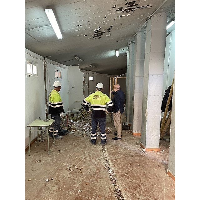 Comienzan las obras de mejora de accesibilidad y acondicionamiento en el auditorio Gabriel Celaya