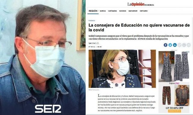 El concejal de Sanidad califica de 'temeridad' las declaraciones de Mabel Campuzano sobre la vacuna contra la Covid-19