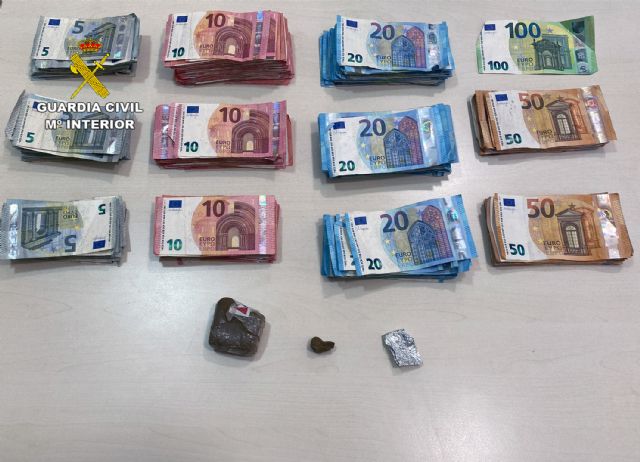 La Guardia Civil detiene in fraganti a un joven en Cieza vendiendo droga