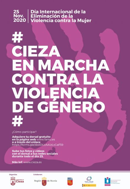 El 25 de noviembre, Cieza te anima a moverte contra la violencia de género