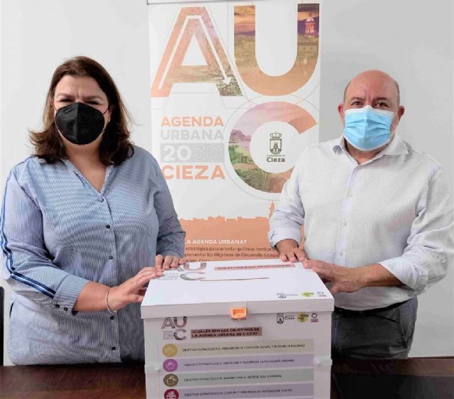 La agenda urbana de Cieza recibe 150.000 euros del Gobierno de España, después de haber sido seleccionada como proyecto piloto