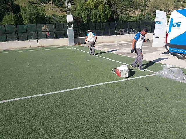 Comienzan los trabajos de reparación en el campo de fútbol de la era
