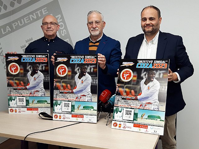 El concejal de Deportes presenta 'Objetivo Senegal' Cieza 2023