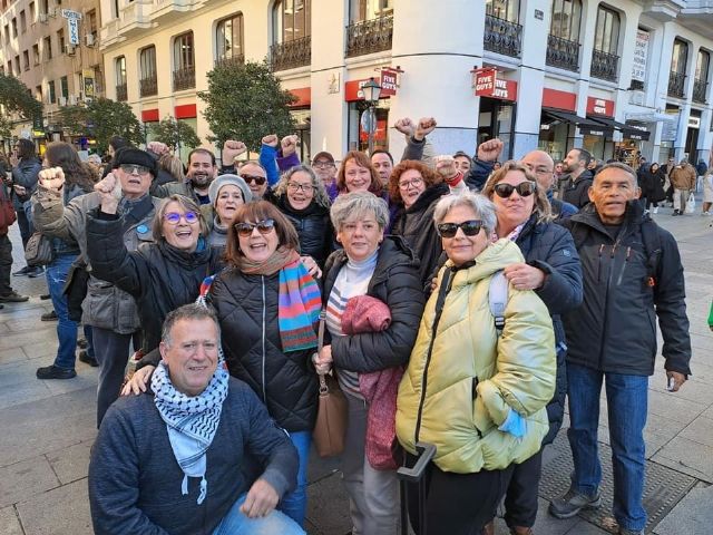Exitoso encuentro de Podemos con su militancia en el Palacio de la Prensa de Madrid