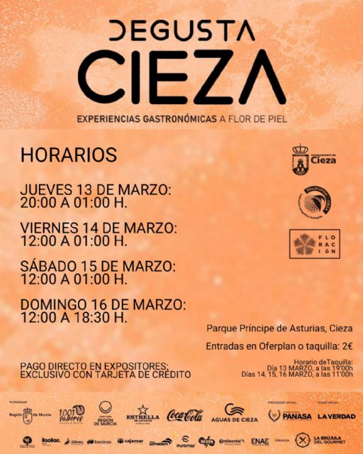 Entradas ya a la venta de Degusta Cieza 2025