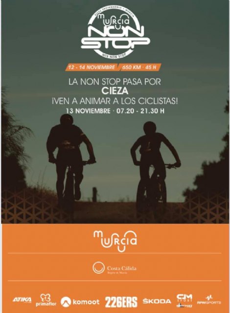 La primera Non Stop Madrid-Murcia comienza este viernes con 300 participantes y pasará por Cieza