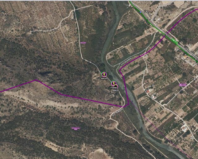 Efectivos del Infomur han controlado esta madrugada un conato de incendio forestal en El Menjú (Cieza)