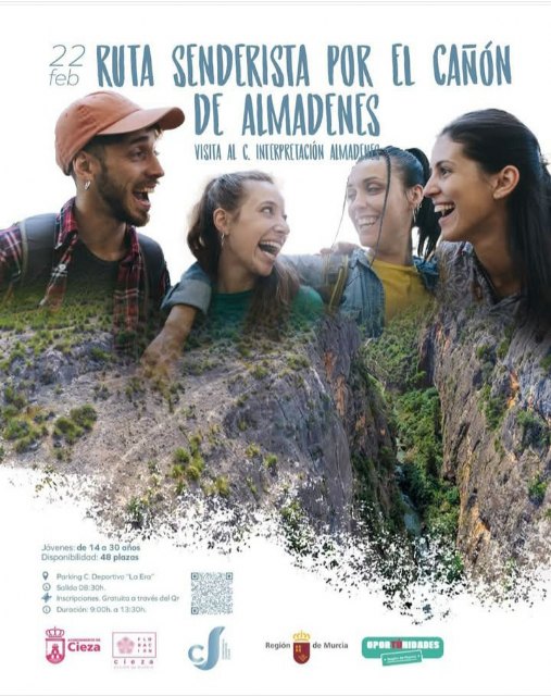 La Concejalía de Juventud prepara una ruta a pie por el Cañón de Almadenes
