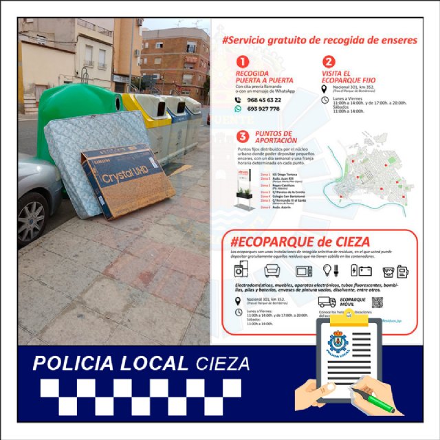 La Policía trasladó en agosto al Ayuntamiento 18 expedientes por infracciones sobre limpieza viaria