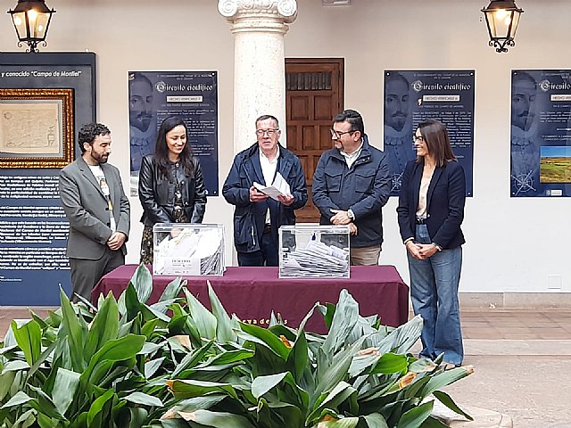 Rubio y Turpín acudieron este domingo a Villanueva de los Infantes al sorteo del concurso Descubre
