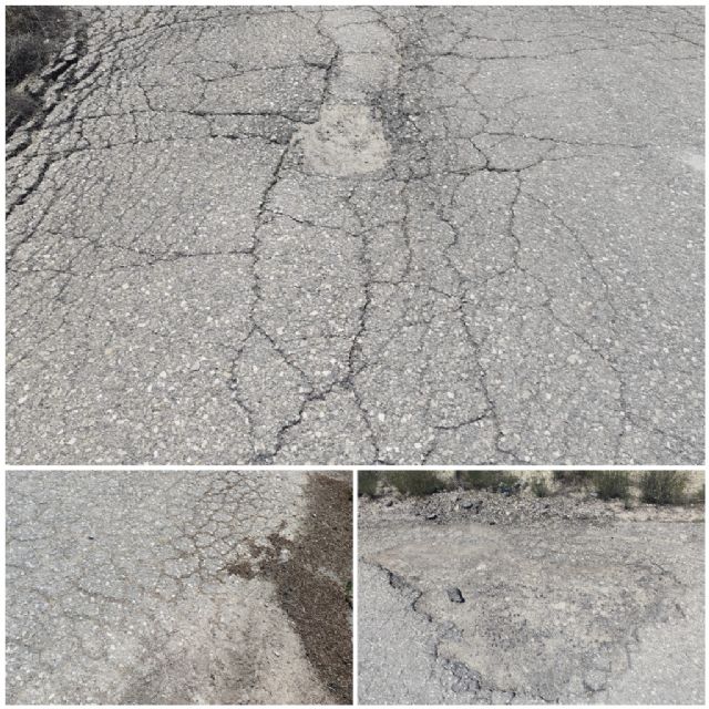 IU-Verdes de Cieza responsabiliza al Alcalde del total abandono de los caminos rurales del municipio