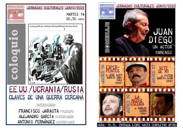 La guerra de ucrania y la obra de valle inclán en las jornadas ´junio cultural 2022´