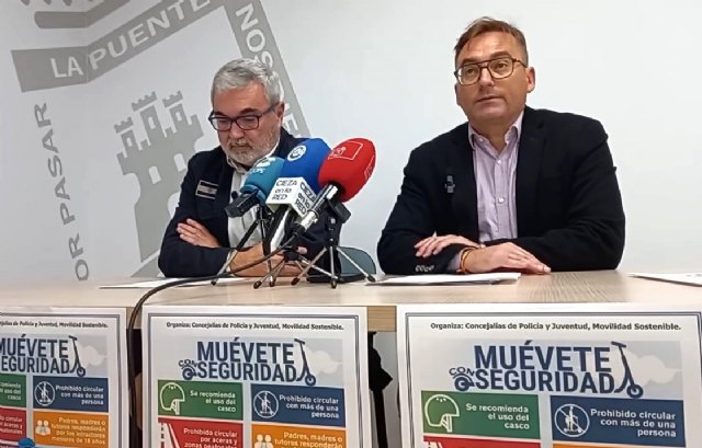 Presentan una campaña informativa sobre el uso del patinete eléctrico en Cieza