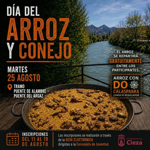 Inscríbete y no te pierdas la gran fiesta del Día del Arroz y Conejo