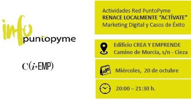 Jornada de marketing digital y casos de éxito organizada por la concejalía de empleo y desarrollo económico en el Espacio Coworking D0