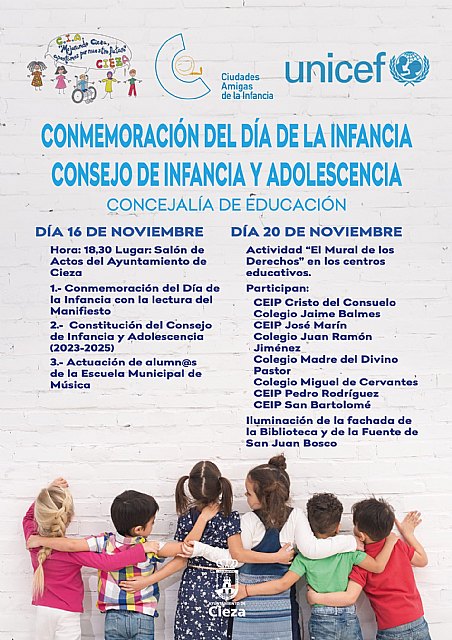 Actos municipales para conmemorar el Día de la Infancia