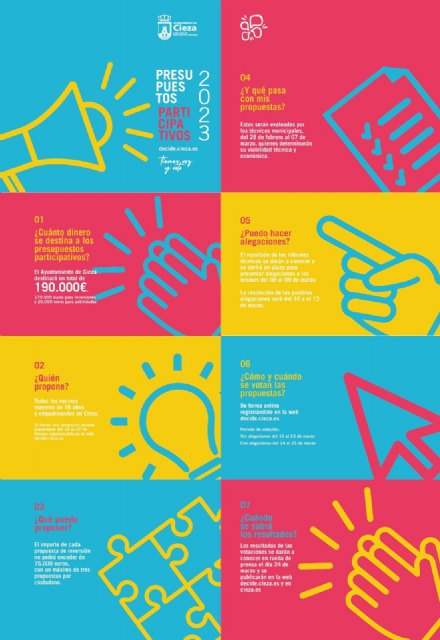 Nuevo proceso de participación ciudadana para los presupuestos
