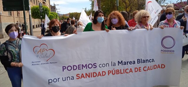 Podemos Cieza: 'Necesitamos de un sistema sanitario a pleno rendimiento ya'