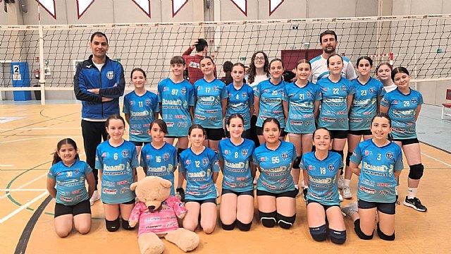 Los equipos alevines del Club Voleadores Cieza encaran la fase final de la liga