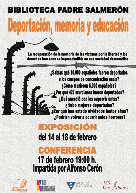 La Biblioteca Municipal acoge hasta el día 18 actividades en torno al tema de 'deportación, memoria y educación'