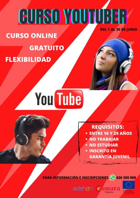 Curso de youtuber en Cieza