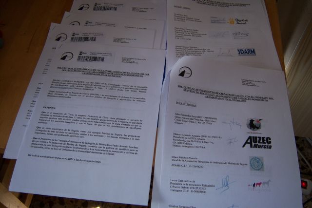 Piden que se implante una política de SACRIFCIO CERO en Cieza