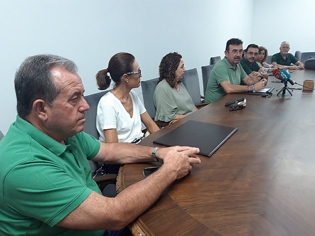 Primer balance de los daños ocasionados por la fuerte granizada en Cieza
