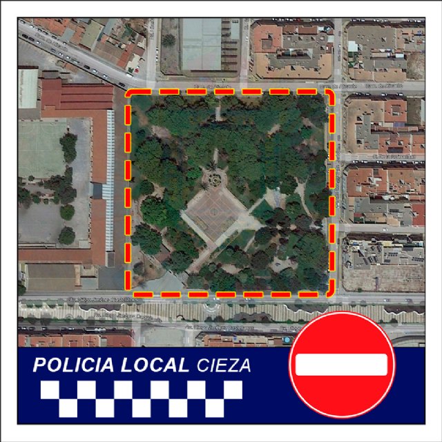 Cerrado el parque Príncipe de Asturias y el acceso al Paseo Ribereño mientras dure la alerta amarilla por fuertes vientos