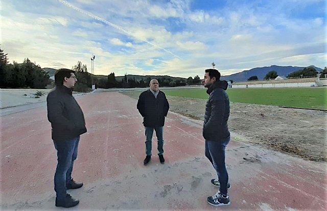 Las obras de la pista de atletismo avanzan a buen ritmo