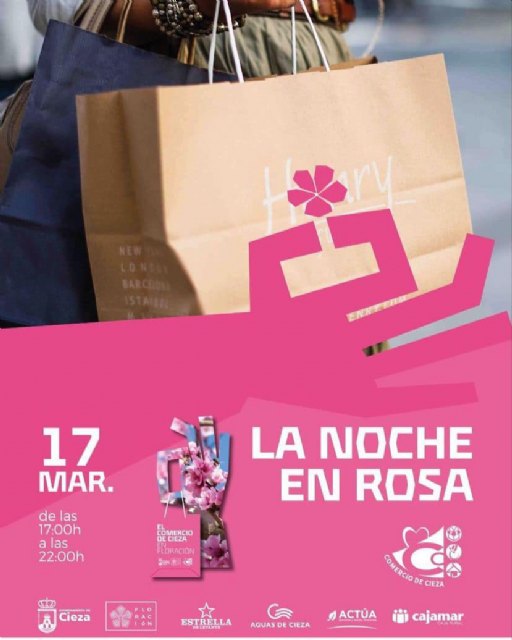 La Noche en Rosa teñirá el último viernes de Floración