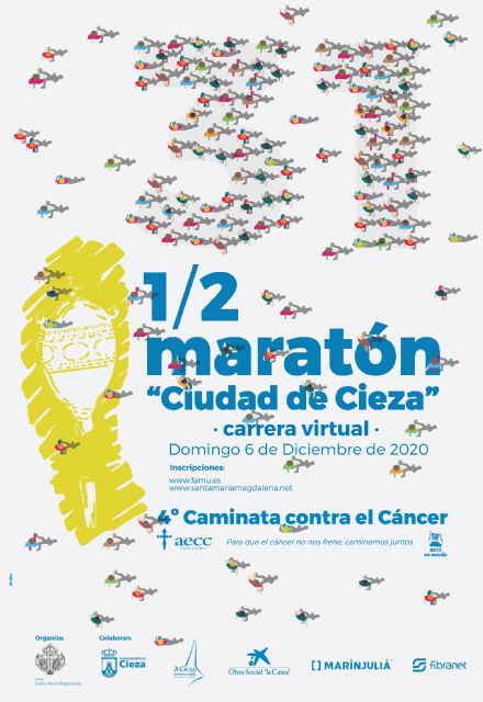 Cieza no falla a su cita con la media maratón y la solidaridad