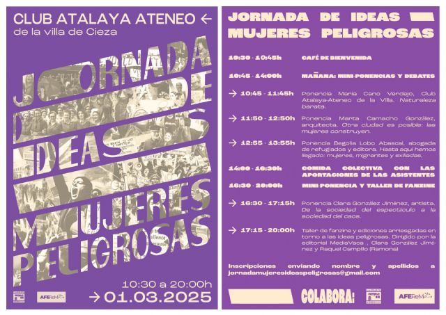 I jornada de ideas-mujeres peligrosas